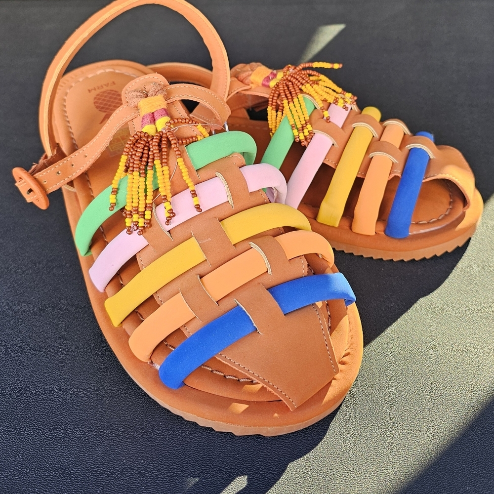 Farm Rio Caramel tube sandal